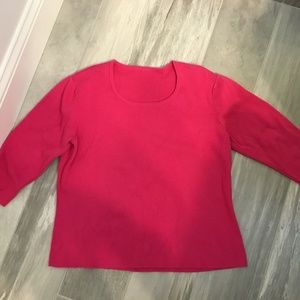 Hot Pink Layering Sweater
